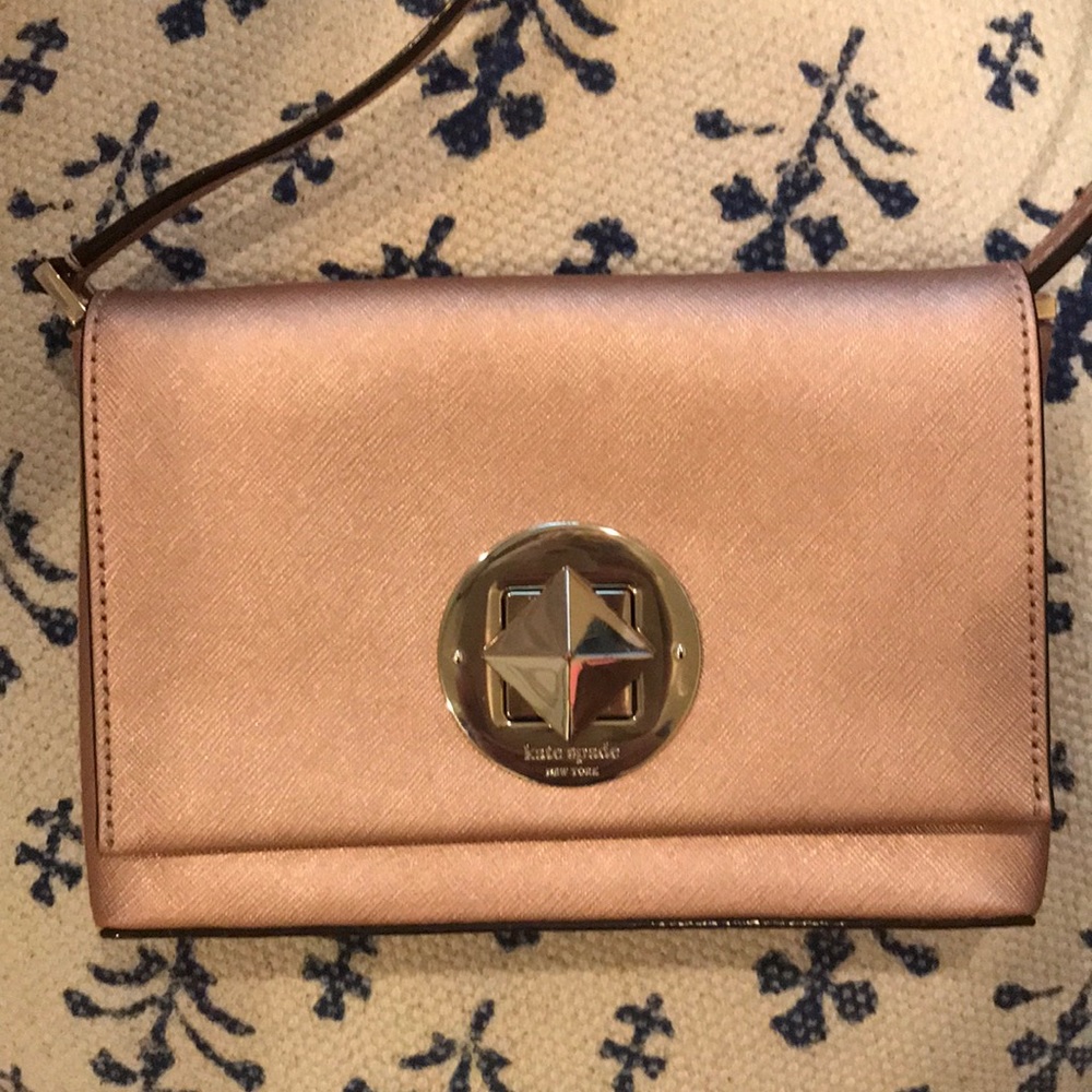 Kate Spade Rose Gold Crossbody